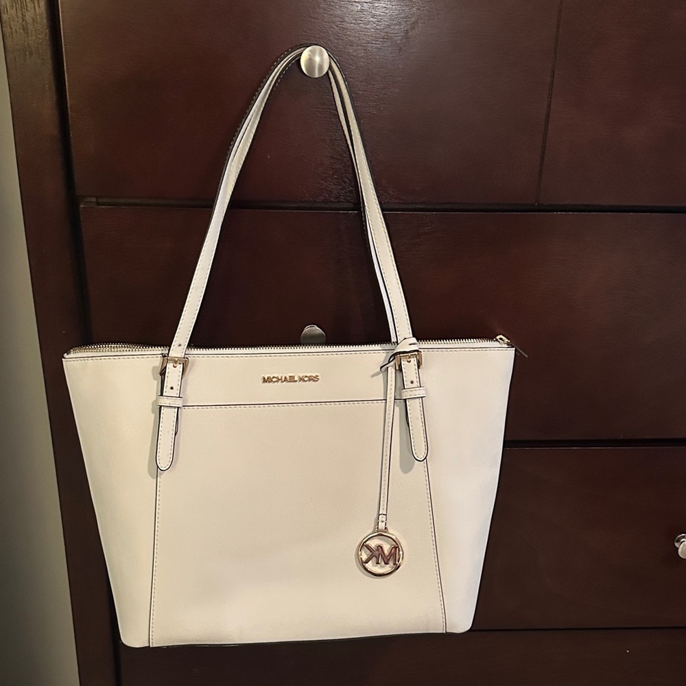 Michael Kors white Tote Bag